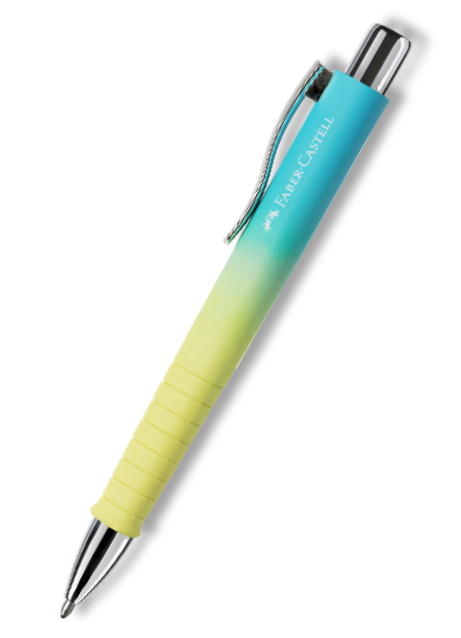 FABER-CASTELL Kugelschreiber Poly Ball Urban Summer Edition Sunrise inkl. 1c Druck auf dem Clip