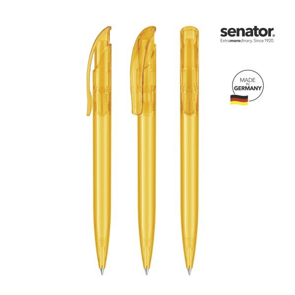 SENATOR Kugelschreiber CHALLENGER Clear 2192 Pantone 7408 Gelb