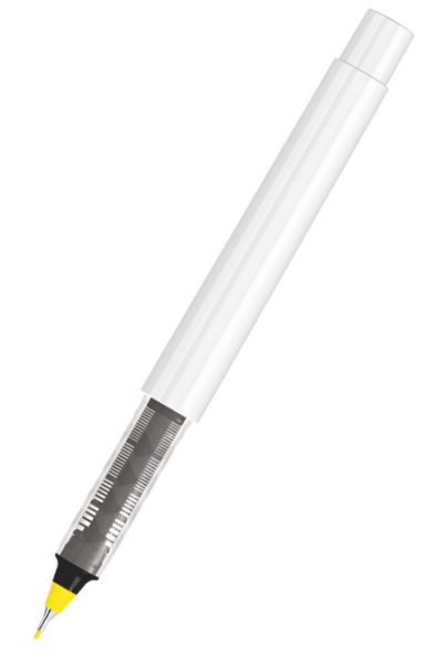 UMA Fineliner RECYCLED PET PEN PRO FL weiß 0-2254 Gelb
