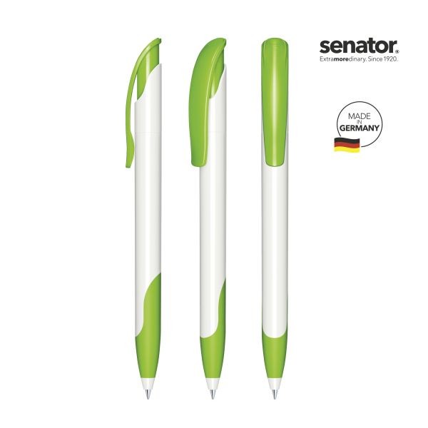 SENATOR Kugelschreiber CHALLENGER Polished Basic SG 2958 Pantone 376 Grün