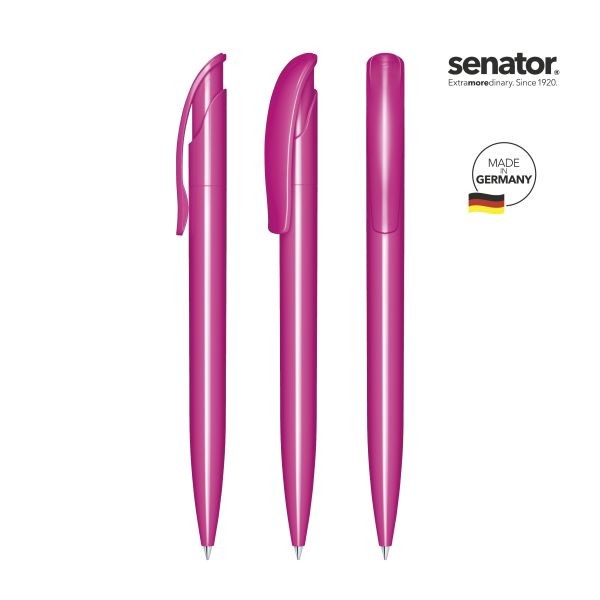SENATOR Kugelschreiber CHALLENGER Clear SG 2597 Rhodamine Red
