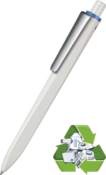 Ritter Pen Kugelschreiber Ridge Recycled Soft M 99803 grau + blau 4146