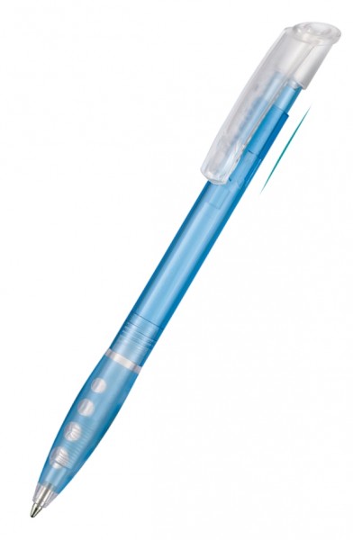 Ritter Pen Kugelschreiber Bubble Transparent 14400 Eis-Blau 4378