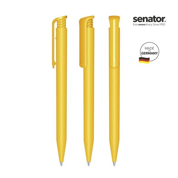 SENATOR Kugelschreiber SUPER HIT Matt 2904 Pantone 7408 Gelb