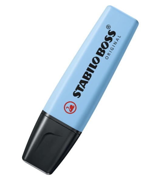 STABILO BOSS ORIGINAL Textmarker blau