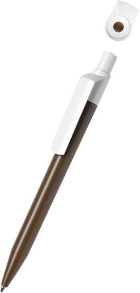 quatron Kugelschreiber Dot color 47801 braun 1545