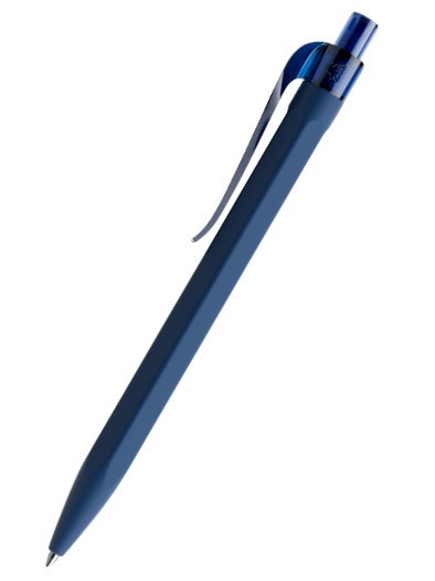 QS50 prodir Kugelschreiber PRT Curved-Clip R62 solidate blue