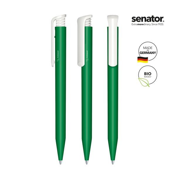 SENATOR Bio Kugelschreiber SUPER HIT 3300 Dunkelgrün Pantone 347
