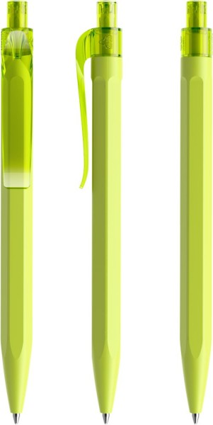 QS50 prodir Kugelschreiber PMT Curved-Clip M66 yellow-green