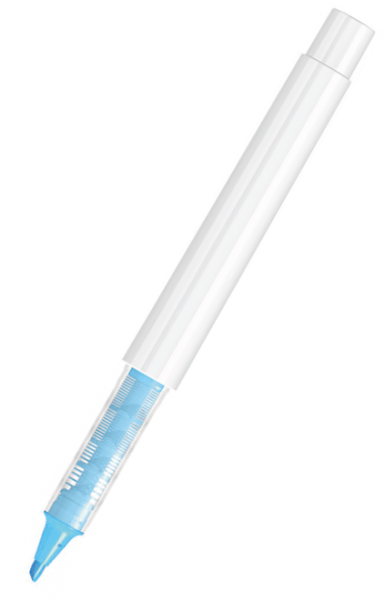 UMA Flüssig-Textmarker RECYCLED PET PEN PRO LIQEO weiß 0-2255 Neonblau