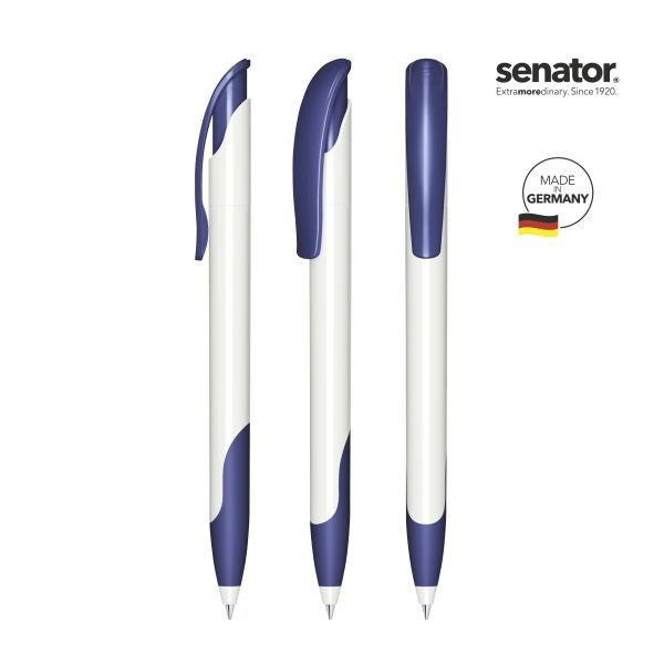SENATOR Kugelschreiber CHALLENGER Polished Basic SG 2958 Pantone 2757 Blau