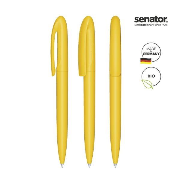 SENATOR Bio Kugelschreiber SKEYE 3290 matt Gelb Pantone 7408