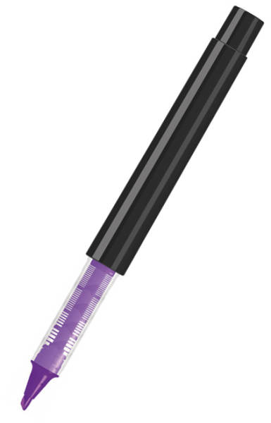 UMA Flüssig-Textmarker RECYCLED PET PEN PRO LIQEO schwarz 0-2255 Neonviolett