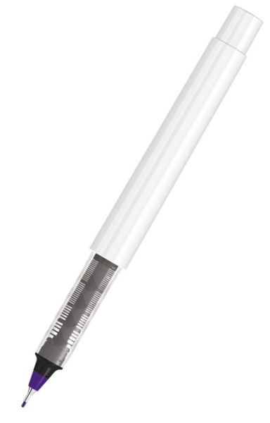 UMA Fineliner RECYCLED PET PEN PRO FL weiß 0-2254 Dunkelviolett