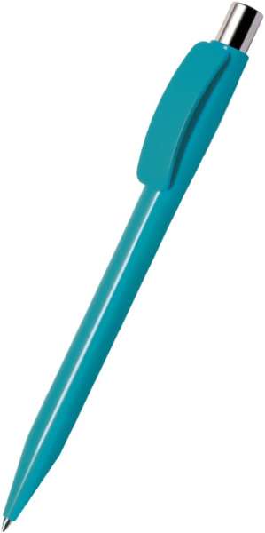 quatron Kugelschreiber Pixel uni chrom 47205 türkis 0322