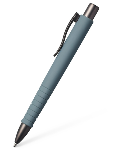 FABER-CASTELL Kugelschreiber Poly Ball Urban Stone Grey inkl. 1c Druck 