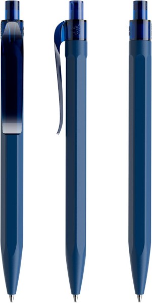 QS50 prodir Kugelschreiber PMT Curved-Clip M62 solidate-blue