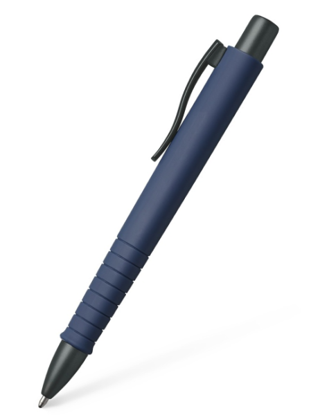 FABER-CASTELL Kugelschreiber Poly Ball Urban Navy Blue inkl. 1c Werbedruck auf dem Clip
