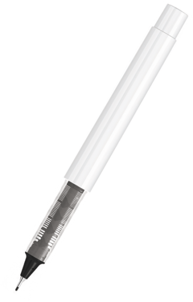 UMA Fineliner RECYCLED PET PEN PRO FL weiß 0-2254 Schwarz