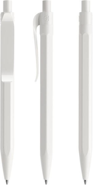 QS50 prodir Kugelschreiber PMP Curved-Clip M66 white