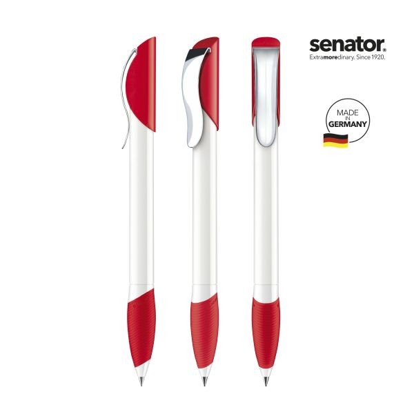 SENATOR Kugelschreiber HATTRIX Polished Basic SG MC 3201 Pantone 186 Rot