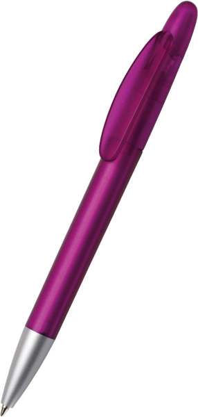 quatron Kugelschreiber Icon frost silver 47125 fuchsia 0248