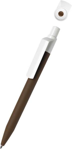 quatron Kugelschreiber Dot color softtouch 47811 braun 1545