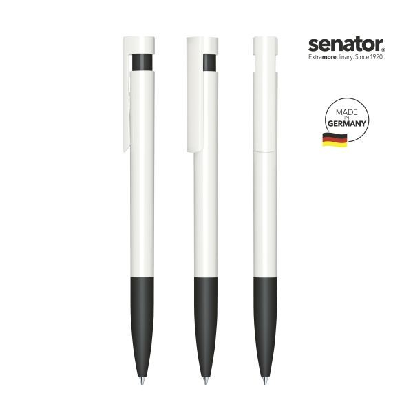 SENATOR Kugelschreiber LIBERTY Polished Basic SG 3210 Weiß - Schwarz
