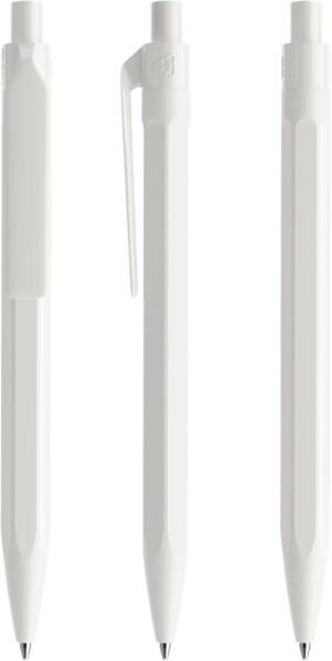 QS50 prodir Kugelschreiber PMP Flat-Clip M66 white