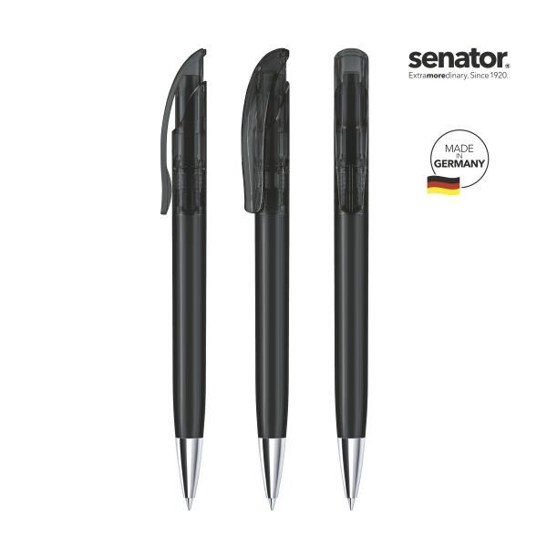 SENATOR Kugelschreiber CHALLENGER Clear MT 2925 Schwarz
