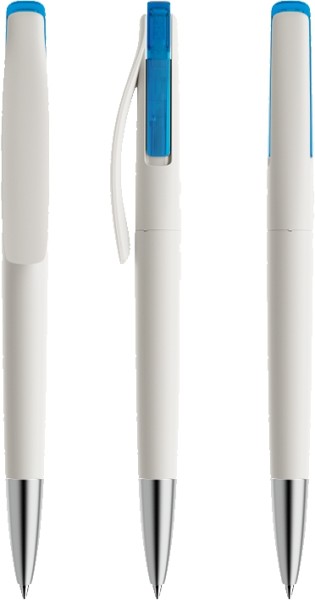 prodir Kugelschreiber DS2 PMS-T Weiß T53 Azure Blue