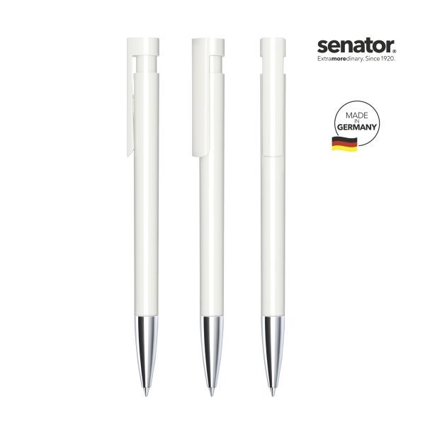 SENATOR Kugelschreiber LIBERTY Polished MTT 2986 Weiß