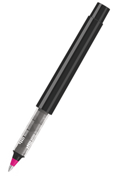 UMA Rollerball RECYCLED PET PEN PRO R schwarz 0-2252 Magenta