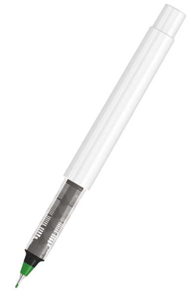 UMA Fineliner RECYCLED PET PEN PRO FL weiß 0-2254 Mittelgrün