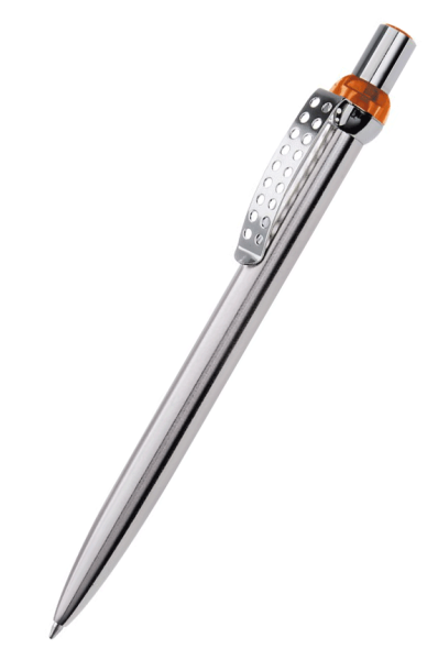 UMA Metall Kugelschreiber RONDO Chrom L 0-0196 Orange